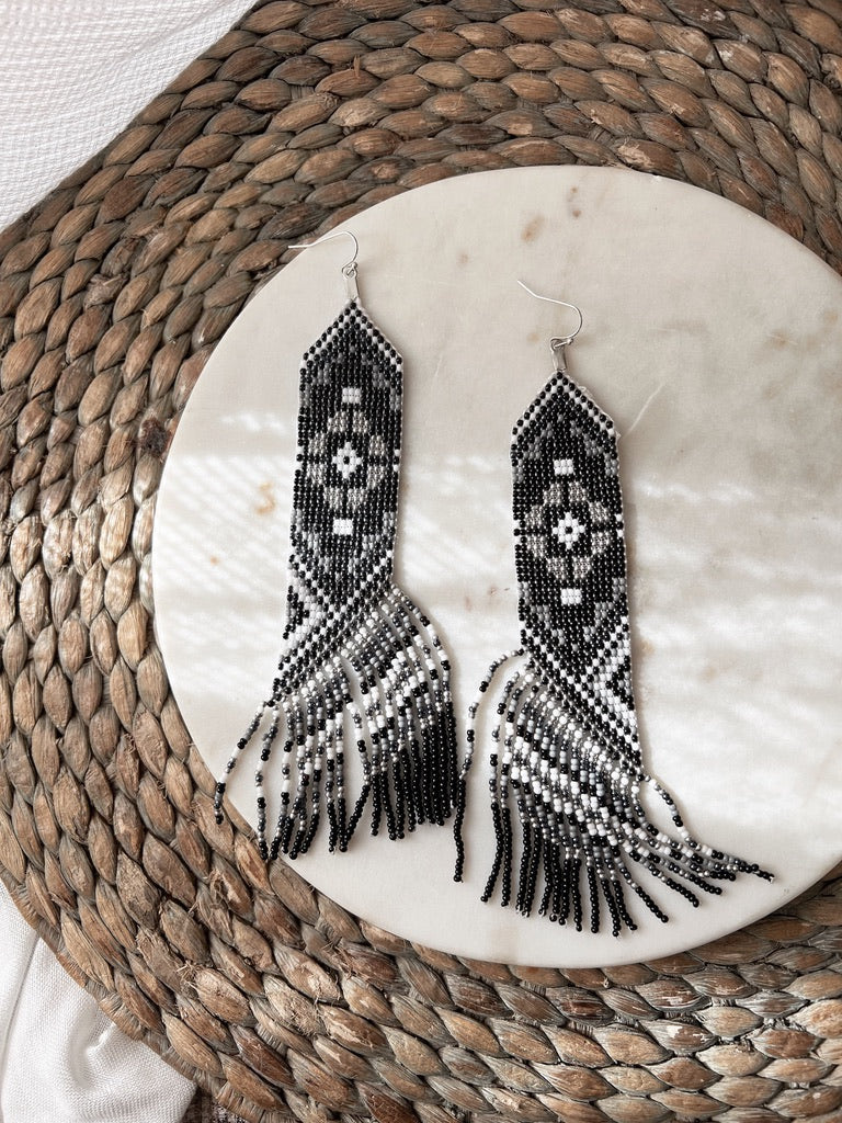 Jean Beaded Earrings