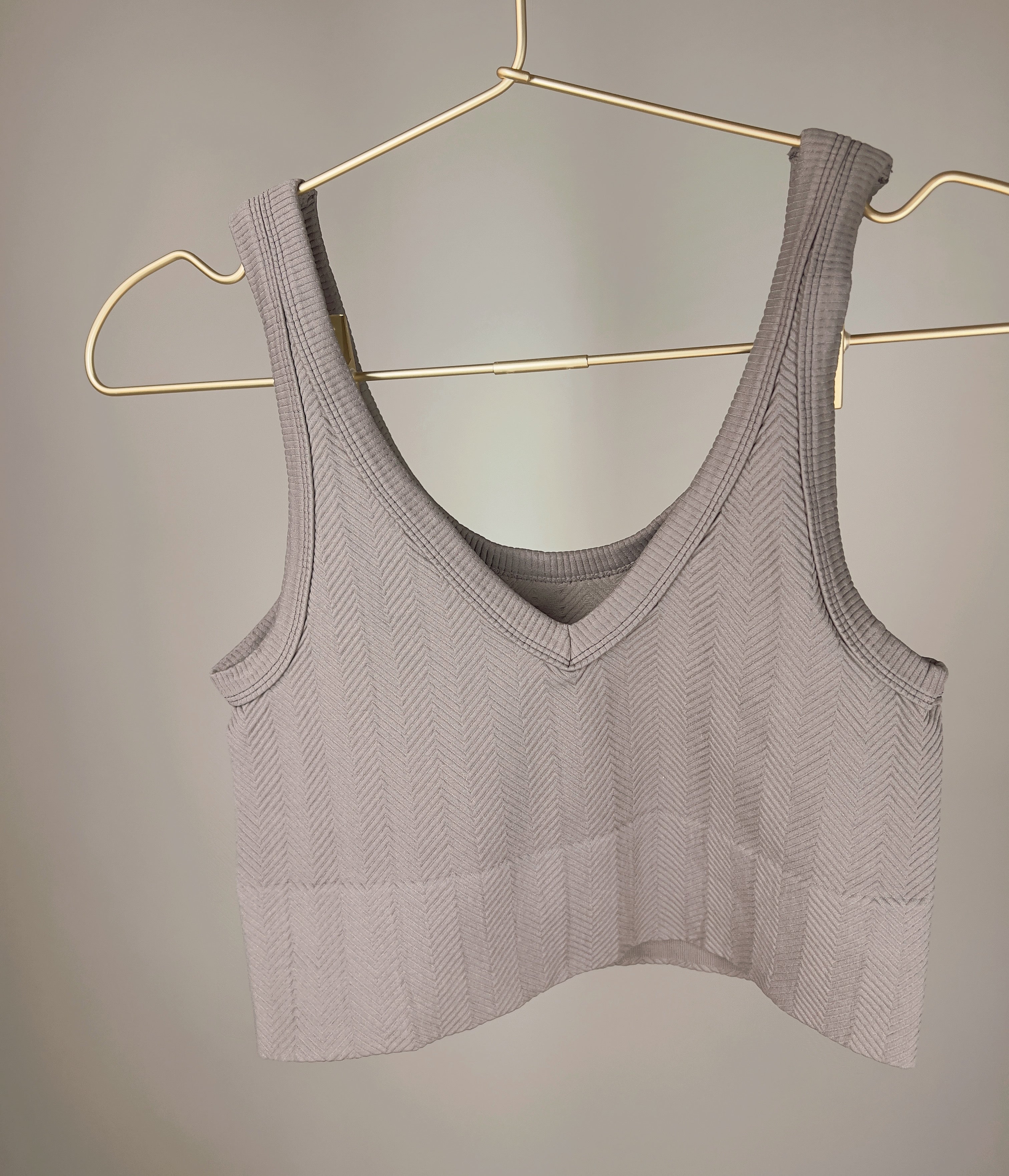 Felicity Reversible Herringbone Crop