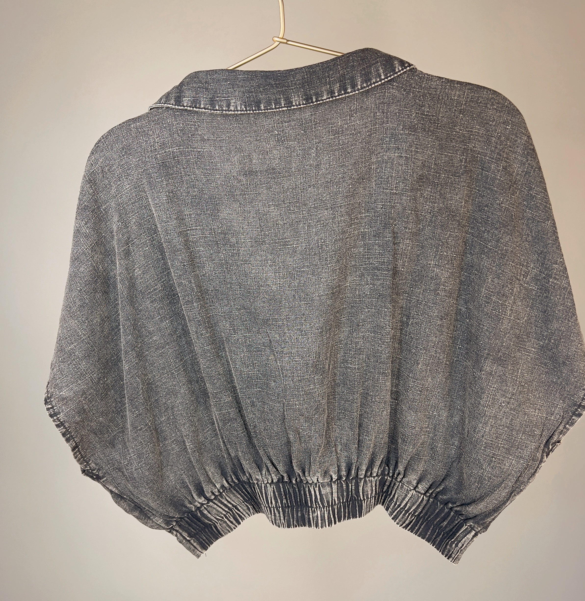 Aliyah Linen Crop Top