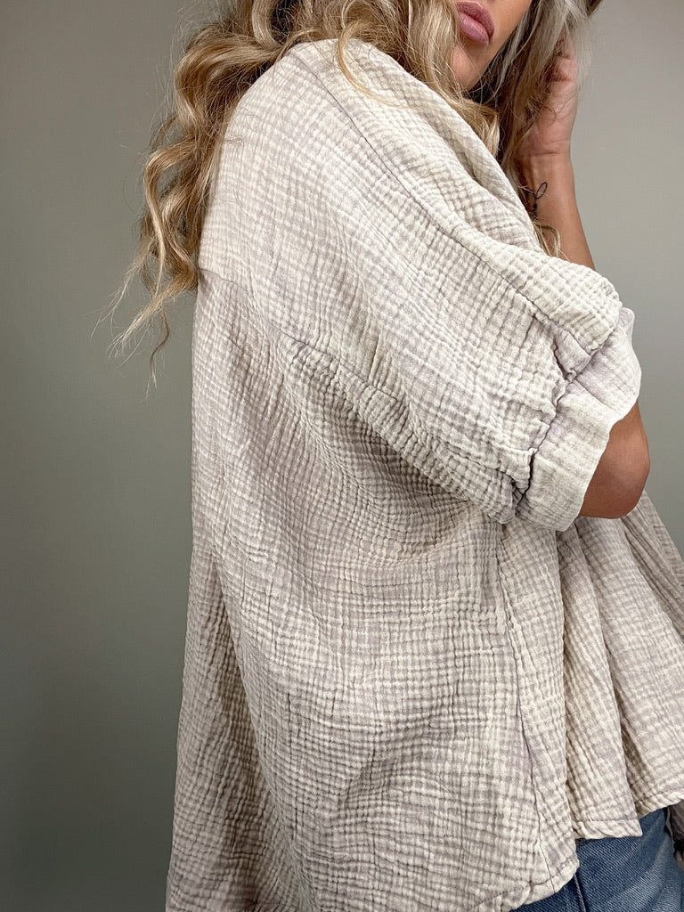 Kaley Button Down