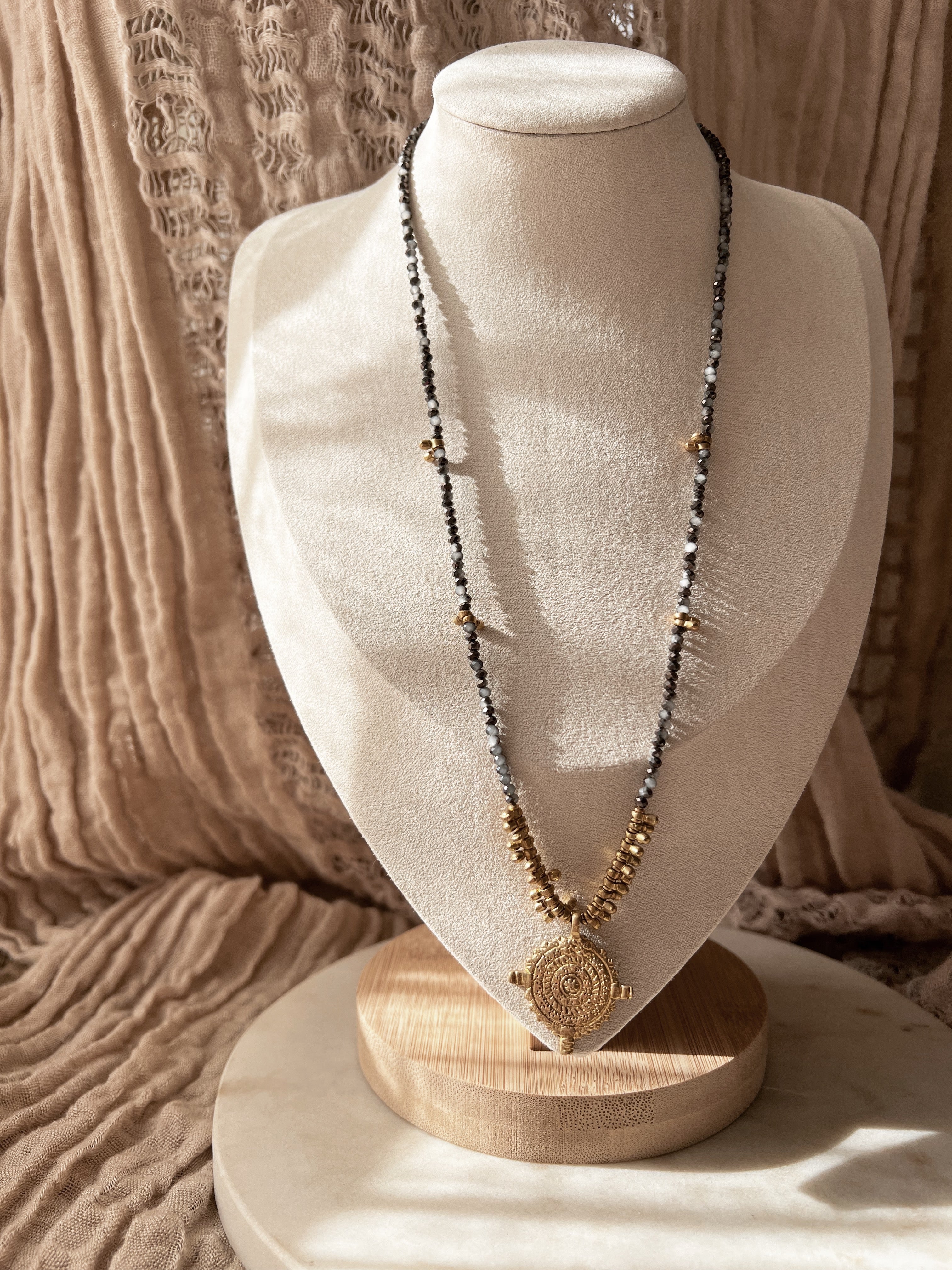 Beaded Amulet Necklace